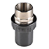TERMINATION FITTING, NPT, UPP, 2INX2IN, MALE, SS
